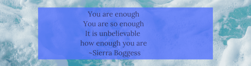 you are good enough