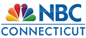 Logo of nbc connecticut featuring the iconic peacock with multicolored feathers on a blue background.